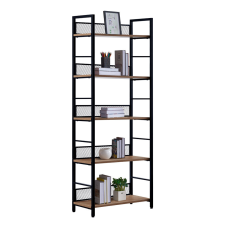  Polcállvány, fekete/tölgy, KELER TYP 2 bútor