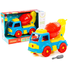 Polesie - Wader Betonkeverő szállító barkácsblokkok 29 db 84804 autópálya és játékautó