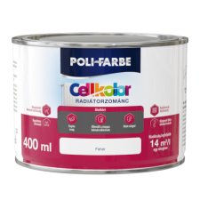 Poli-Farbe CELLKOLOR RADIÁTORZOMÁNC 0,4L FEHÉR zománcfesték