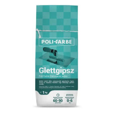Poli-Farbe Glettgipsz 0-6 mm 1kg glett, gipsz, csemperagasztó, por