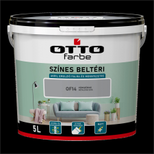 Poli-Farbe OTTO FARBE SZÍNES DISZPERZIÓS BELTÉRI FALFESTÉK 5L FÉMSZÜRKE OF14 fal- és homlokzatfesték