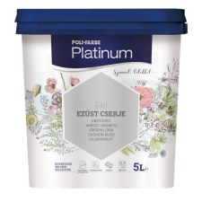 Poli-Farbe Platinum beltéri falfesték Ezüst cserje E50 5l fal- és homlokzatfesték