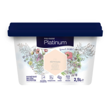 Poli-Farbe Platinum F20 egyrétegű beltéri falfesték - fátyolka - 2,5 l fal- és homlokzatfesték