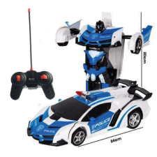 Police Police Transformers szuperhőssé alakuló távirányítós sportautó (BBJ) autópálya és játékautó