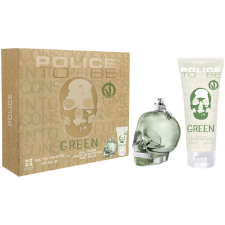 Police To Be Green, SET: edt 40ml + tusfürdő gél 100ml kozmetikai ajándékcsomag