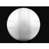  Poliészter gömb kétrészes üreges - 25 cm