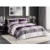  Poliészter-pamut ágynemű LUXURY lila Ágyneműhuzat mérete: 70 x 90 cm | 140 x 200 cm
