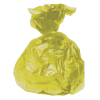  Polietilén zsák környezetbarát, újrahasznosított anyagból, sárga, 70 x 110 cm (135 l) 200 db/gyűjtő