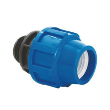 POLIEXT KPE, 25mm-3/4" KM csatlakozó hűtés, fűtés szerelvény