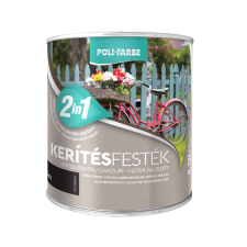 Polifarbe POLI-FARBE KERÍTÉSFESTÉK 0,75L FEKETE favédőszer és lazúr