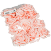  Polifoam rózsa fej virágfej habvirág 8 cm babarózsaszín habrózsa