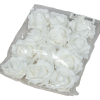  Polifoam rózsa virágfej WH D6cm 12db-os (csom ár)
