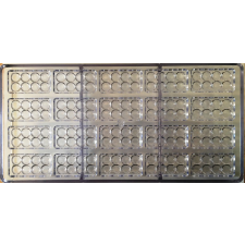  Polikarbonát csokoládé öntőforma - 10 Csokitábla mini sütés és főzés