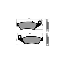 POLINI eredeti fékbetétek Fantic Caballerohoz egyéb motorkerékpár alkatrész
