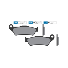 POLINI Fékbetétek Eredeti Yamaha / KTM / Husqvarna Polini Futómű és fék alkatrészek Fékbetétek (tárcsafék) egyéb motorkerékpár alkatrész