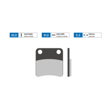 POLINI Fékpofák Polini Original Piaggio MP3 Polini Futómű és fék alkatrészek Fékalkatrészek egyéb motorkerékpár alkatrész