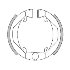 POLINI fékpofák rugókkal 80x18 versenyhez Polini  Futómű és fék alkatrészek Fékpofák (dobfék) egyéb motorkerékpár alkatrész
