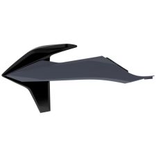 Polisport hűtőborítások fekete/nardo szürke KTM SX/SX-F egyéb motorkerékpár alkatrész