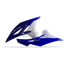 Polisport hűtőburkolatok, gyári színű kék/fehér (11-12) Yamaha YZ250F/WR450F egyéb motorkerékpár alkatrész