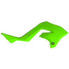 Polisport hűtőburkolatok, lime zöld színben, Kawasaki KX125/250-hez egyéb motorkerékpár alkatrész