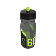 Polisport S600 kulacs - átlászó fekete/lime kulacs, kulacstartó