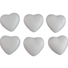  Polisztirol szív 11cm dekorálható tárgy