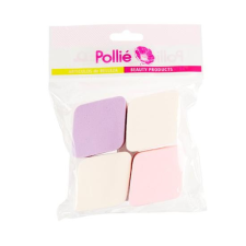 Pollié alapozó szivacs - rombusz 4db smink kiegészítő