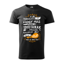  Póló A jó tervezés arról szól mintával - Fekete XXXL méretben ajándéktárgy