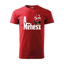 Póló A méhész mintával - Piros XL méretben ajándéktárgy
