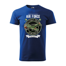 Póló Air force mintával - Kék M méretben ajándéktárgy
