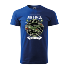  Póló Air force  mintával Kék XL egyedi ajándék