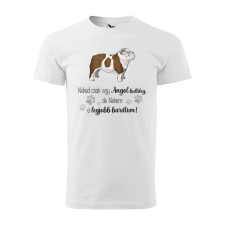  Póló Angol bulldog mintával - Fehér XL méretben ajándéktárgy