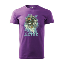  Póló Aztec mintával - Lila M méretben ajándéktárgy