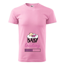 Póló Baby loading lány mintával - Rózsaszín L méretben ajándéktárgy