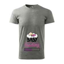 Póló Baby loading lány mintával - Szürke XXXL méretben ajándéktárgy