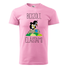 Póló Beszólt, elástam! mintával - Rózsaszín S méretben ajándéktárgy