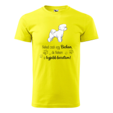 Póló Bichon mintával - Sárga XXXL méretben ajándéktárgy