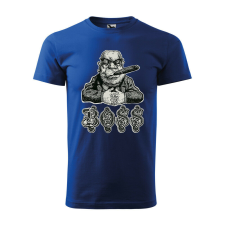 Póló Boss mintával - Kék S méretben ajándéktárgy