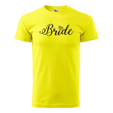 Póló Bride mintával - Sárga XXXL méretben ajándéktárgy