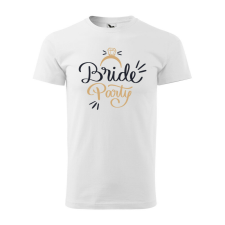 Póló Bride party mintával - Fehér M méretben ajándéktárgy
