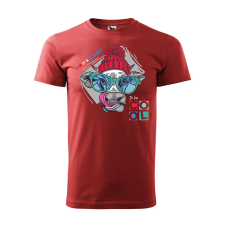  Póló Cool cow mintával - Terrakotta M méretben ajándéktárgy