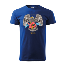  Póló Eagle  mintával Kék XL egyedi ajándék