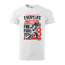 Póló Every life mintával - Fehér L méretben ajándéktárgy