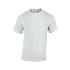 . Póló, férfi, környakú, 100% pamut, XL méret "Gildan", fehér munkaruha