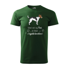  Póló Foxi  mintával Zöld 2XL egyedi ajándék