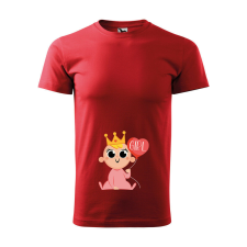 Póló Girl baby mintával - Piros XXXL méretben ajándéktárgy