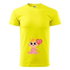 Póló Girl baby mintával - Sárga XL méretben ajándéktárgy