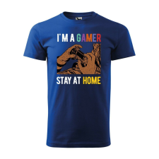 Póló I am a gamer mintával - Kék XL méretben ajándéktárgy