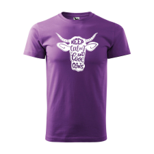  Póló Keep calm and love cows mintával - Lila XXL méretben ajándéktárgy