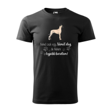 Póló Német dog mintával - Fekete XXXL méretben ajándéktárgy
